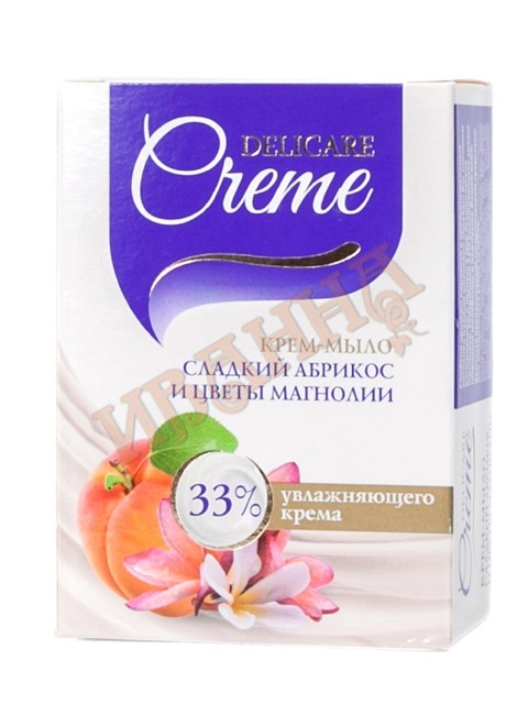 Мыло крем слад.абрикос и цв.магнолии 100г/40 (Delicare)